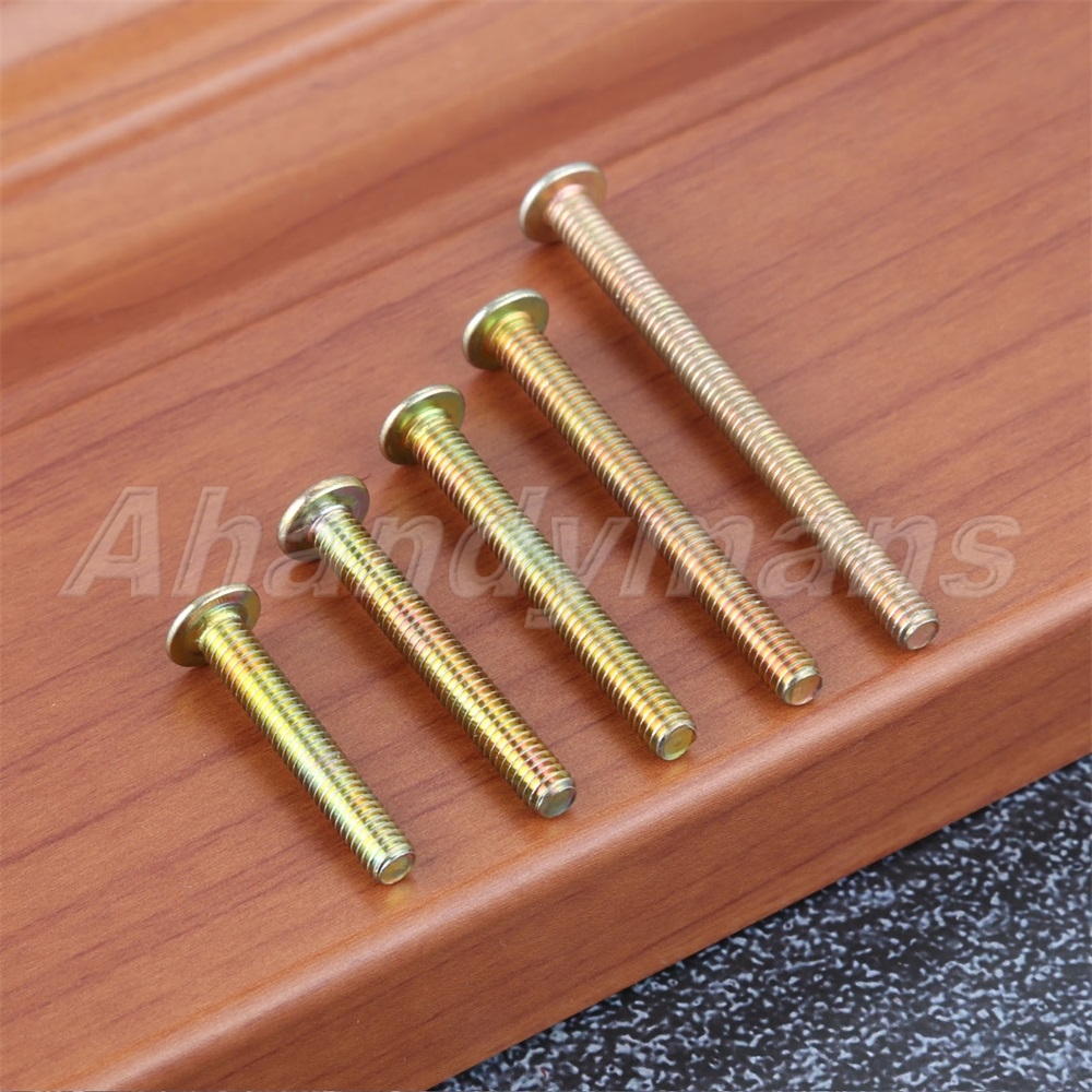 10Pcs M4 Threaded 25-45mm Screws Kitchen Cabinet Drawer Door Handle ...